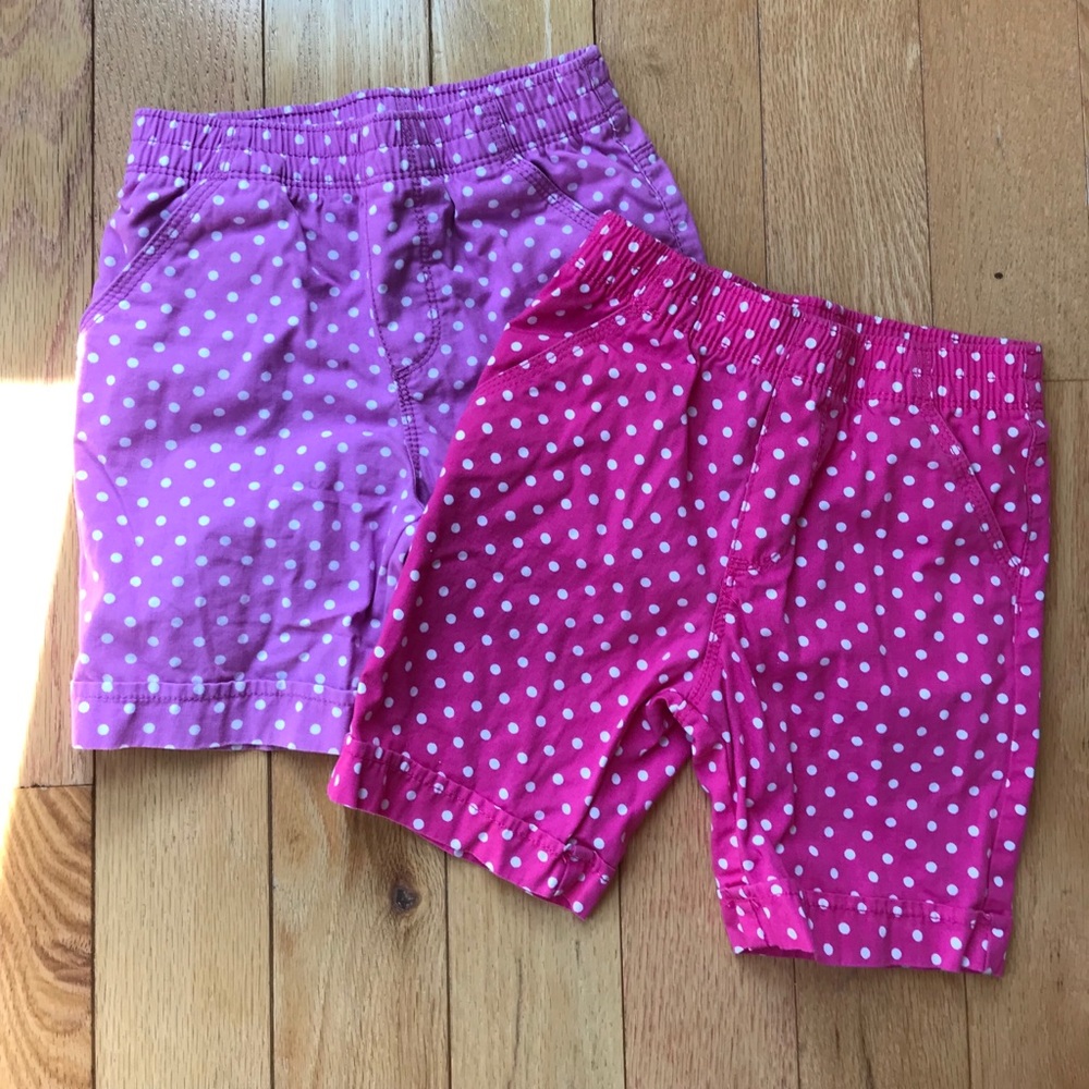 2 Pair Okie-Dokie Girls shorts 5Y 😍